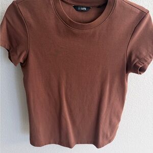 Cuts Clothing women’s tomboy tee  Crew Neck Short Sleeve T shirt